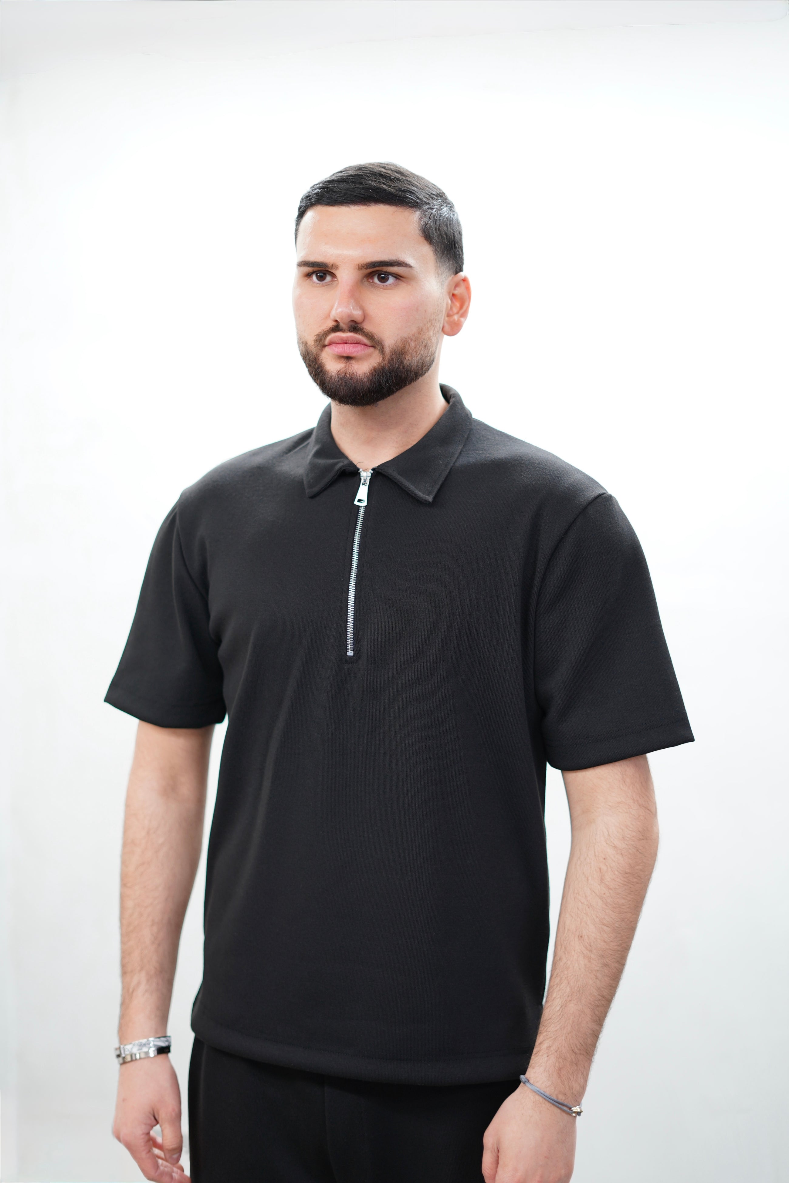 Essential Zip Polo Set