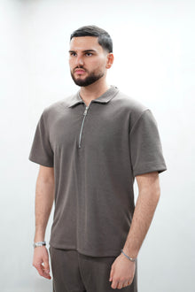 Essential Zip Polo Set