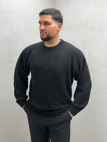 Strukturstrick-Pullover