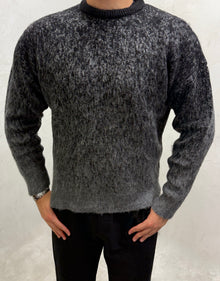 Mélange-Strickpullover