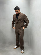 Oversize Doppelreihiger Anzug