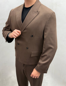 Oversize Doppelreihiger Anzug