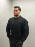 Waffelstrick Pullover