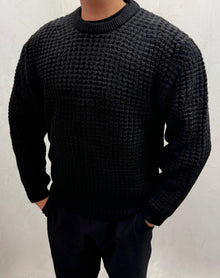 Waffelstrick Pullover