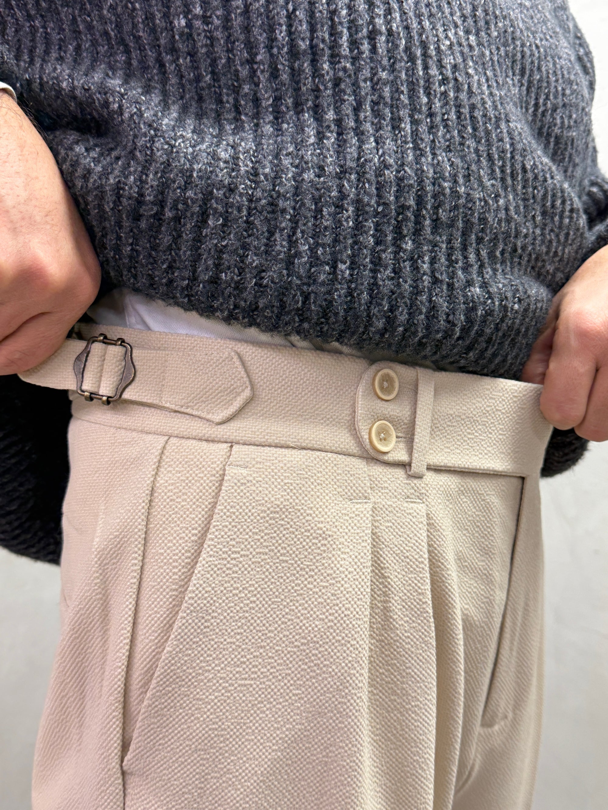 Elegante Bundfaltenhose